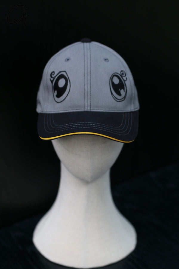VeniceW canvas logo embroidered cap series VCW-H0-HUIHEI gray black H0